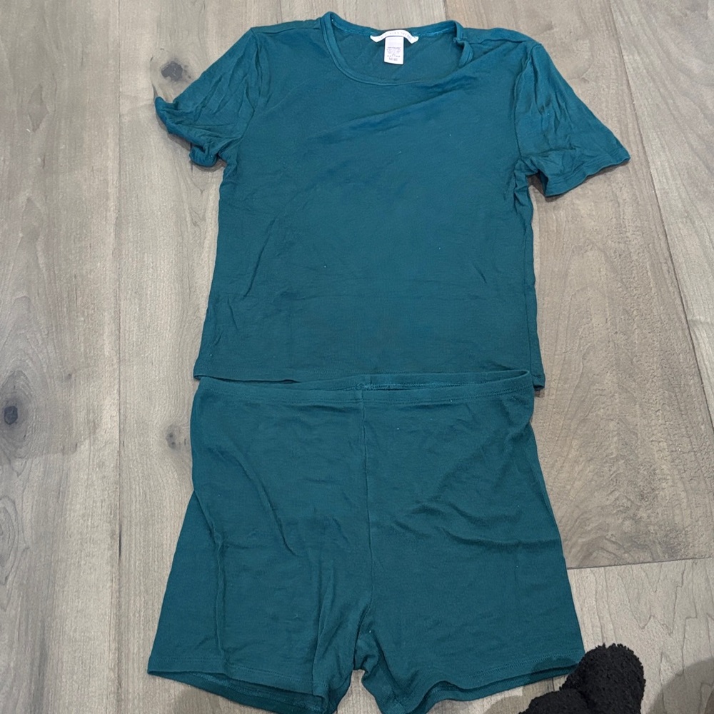 Victoria's Secret Teal Pajama Set
